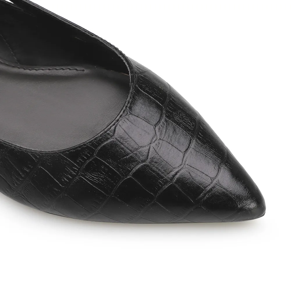 Sapatilha Recortes Croco Preto - imagem 6