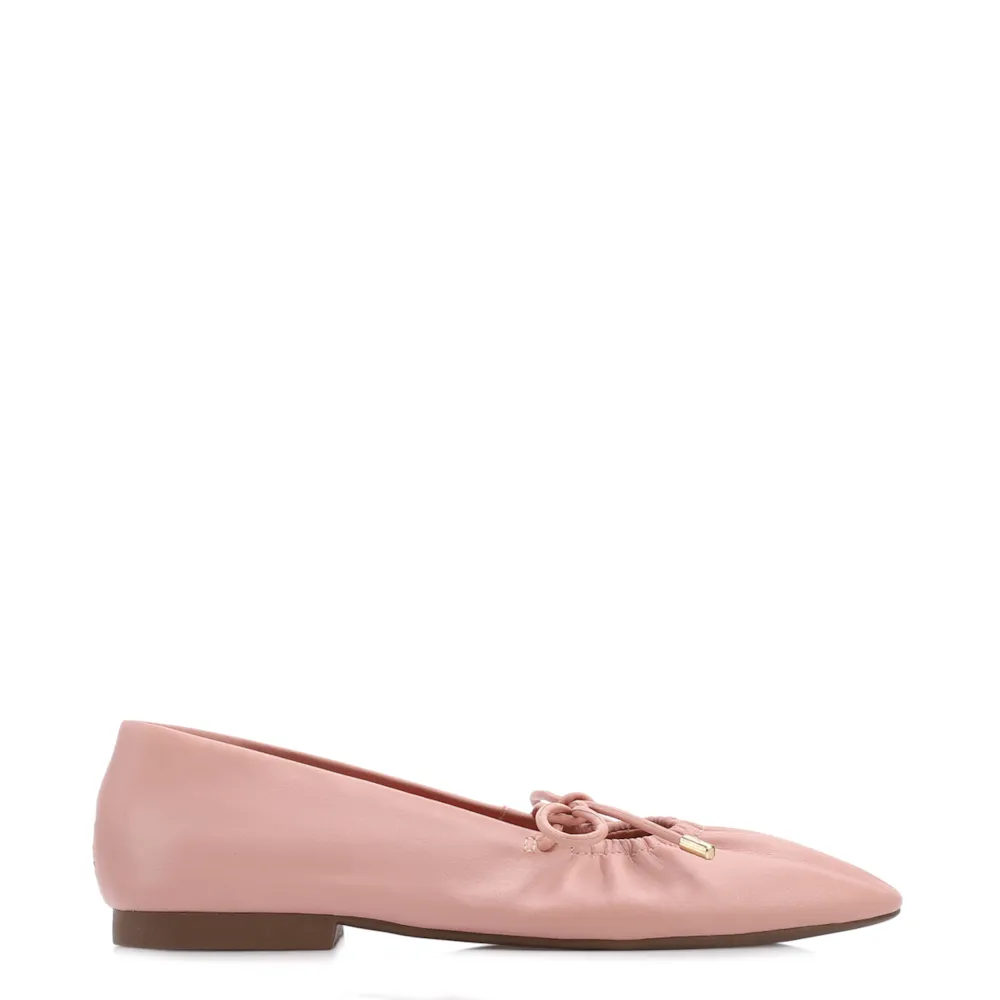 Sapatilha Rosa Couro Elástico - imagem 3