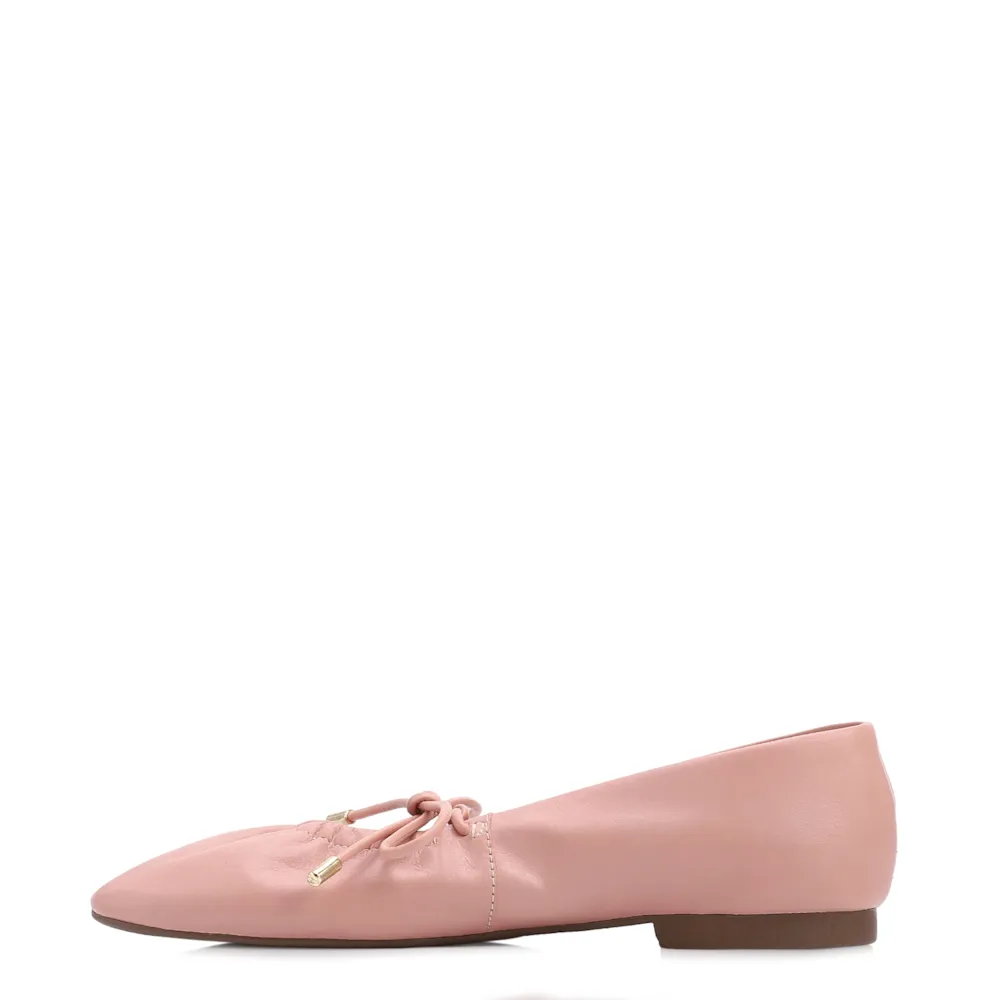 Sapatilha Rosa Couro Elástico - imagem 5