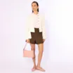 Sapatilha Rosa Couro Elástico - imagem 8