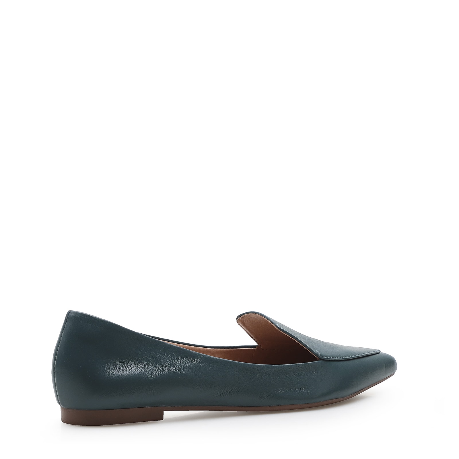 Sapatilha Slipper Couro Azul