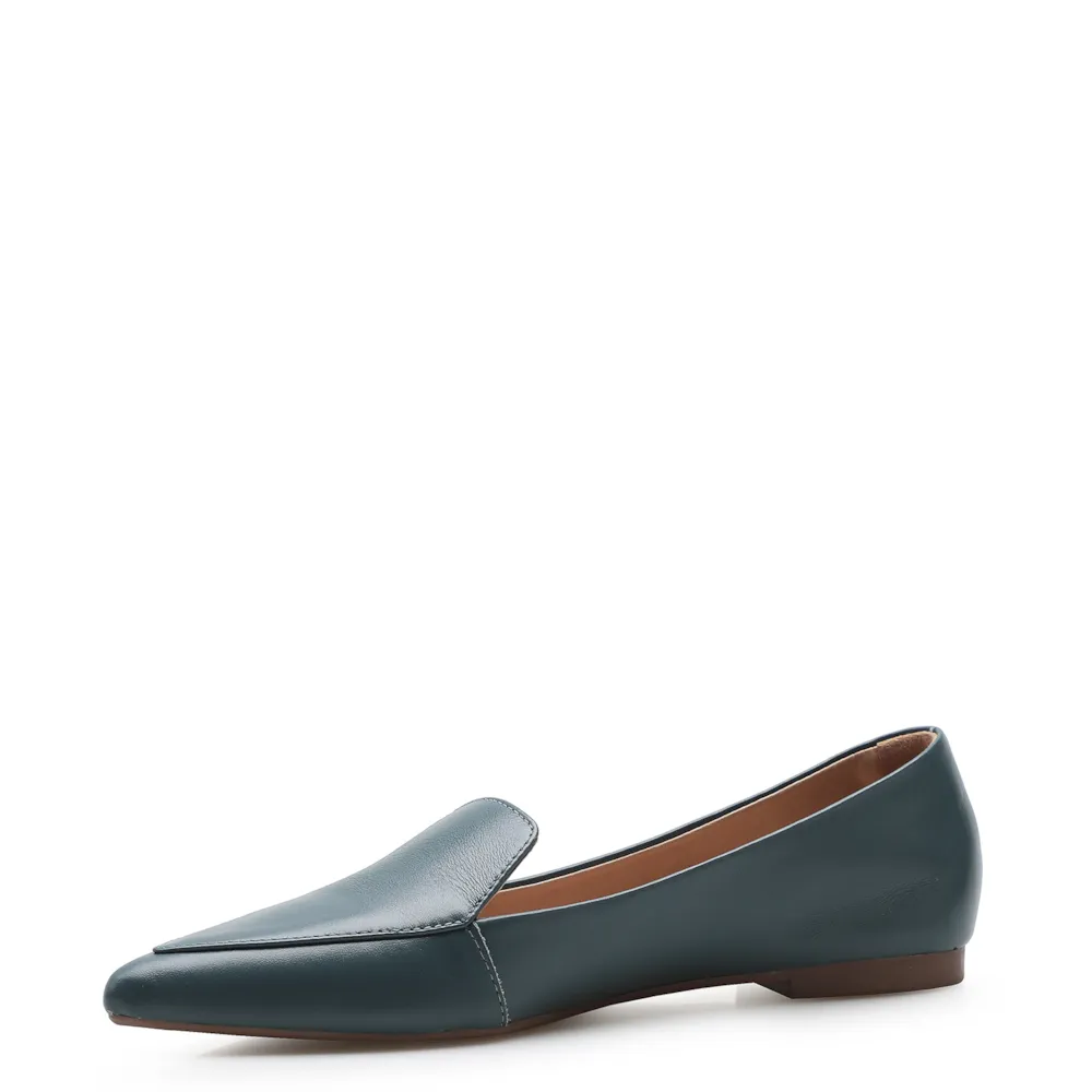 Sapatilha Slipper Couro Azul - imagem 4