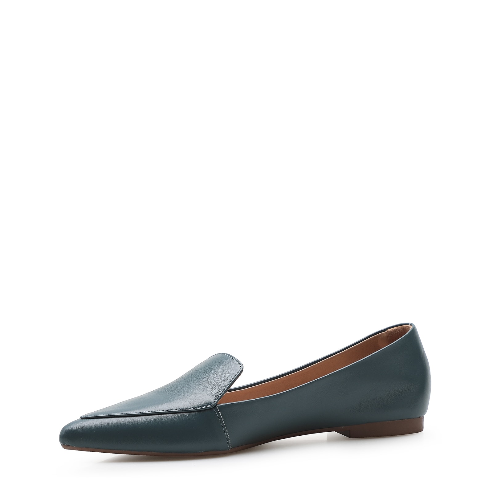 Sapatilha Slipper Couro Azul