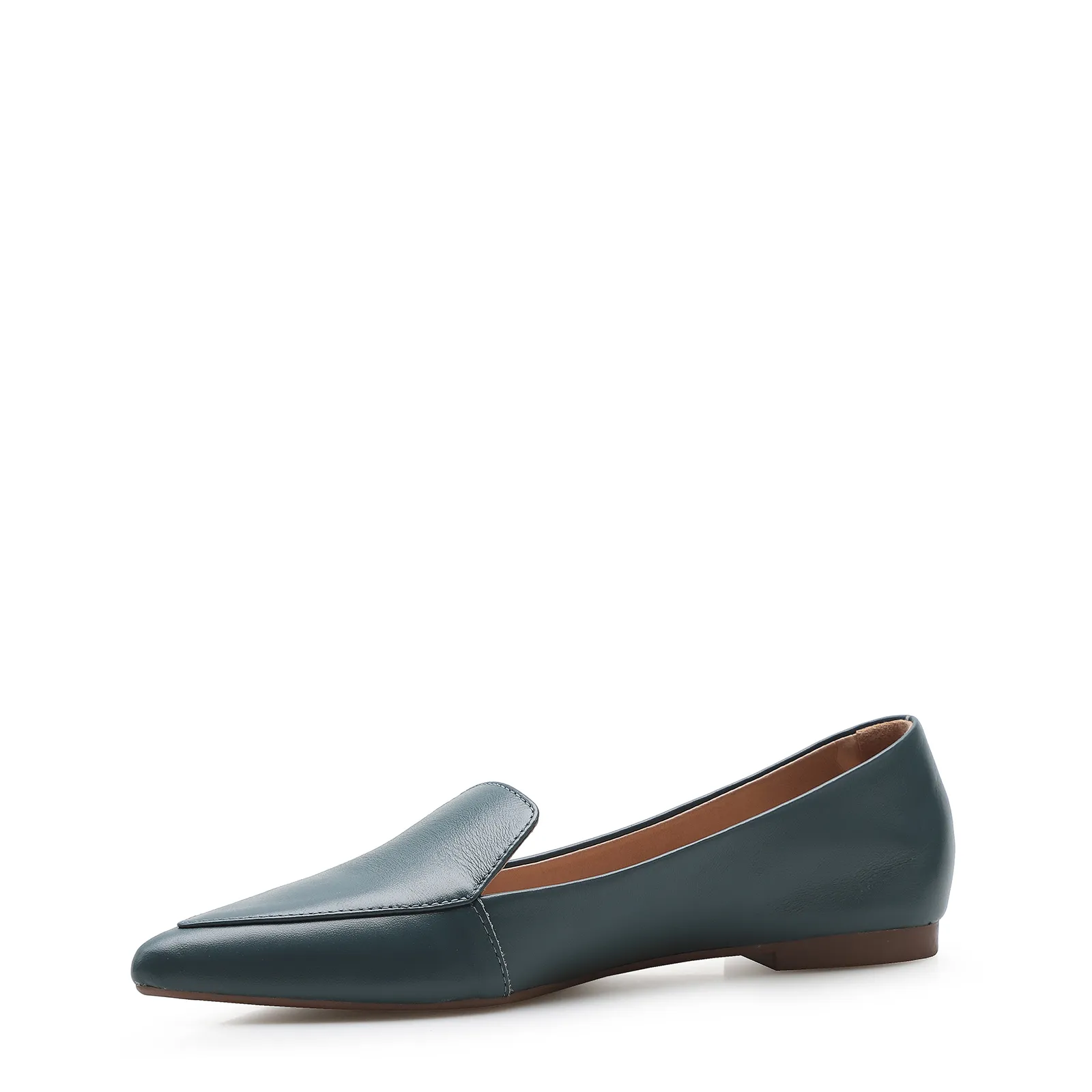 Sapatilha Slipper Couro Azul