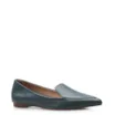 Sapatilha Slipper Couro Azul - imagem 1