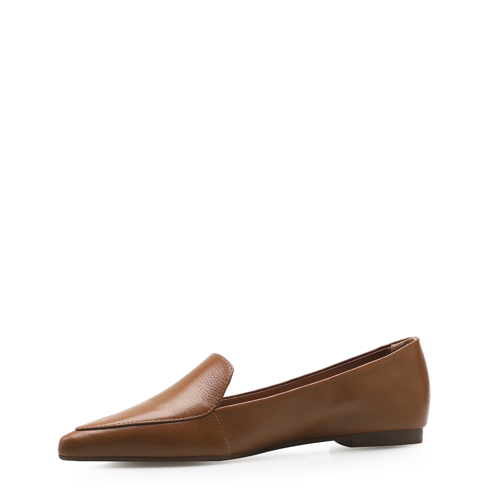 Sapatilha Slipper Couro Marrom