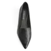 Sapatilha Slipper Couro New Lezard Preto - imagem 5