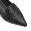 Sapatilha Slipper Couro New Lezard Preto - imagem 6