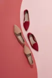 Sapatilha Slipper Couro Nobuck Pêssego - imagem 8
