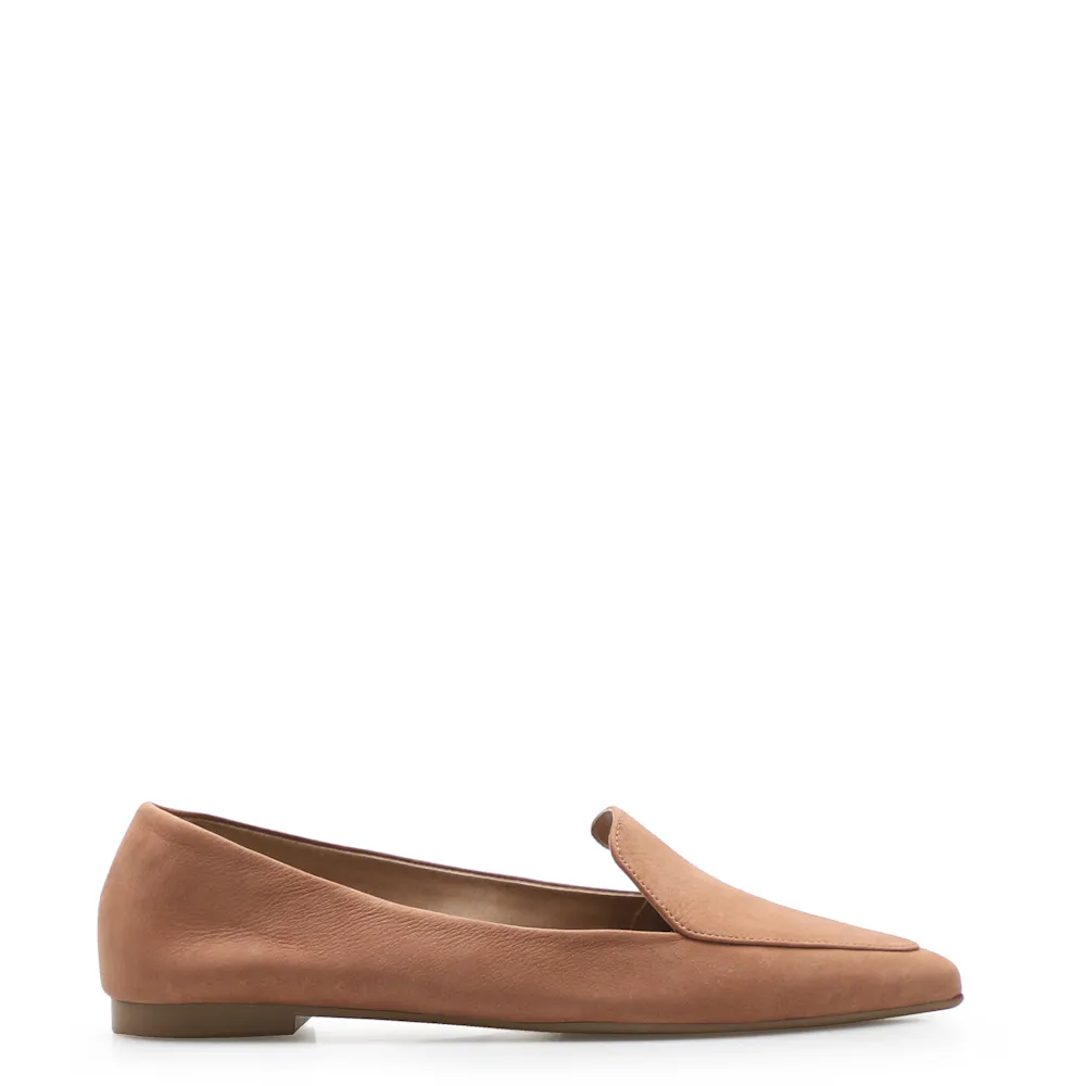 Sapatilha Slipper Couro Nobuck Pêssego - imagem 3
