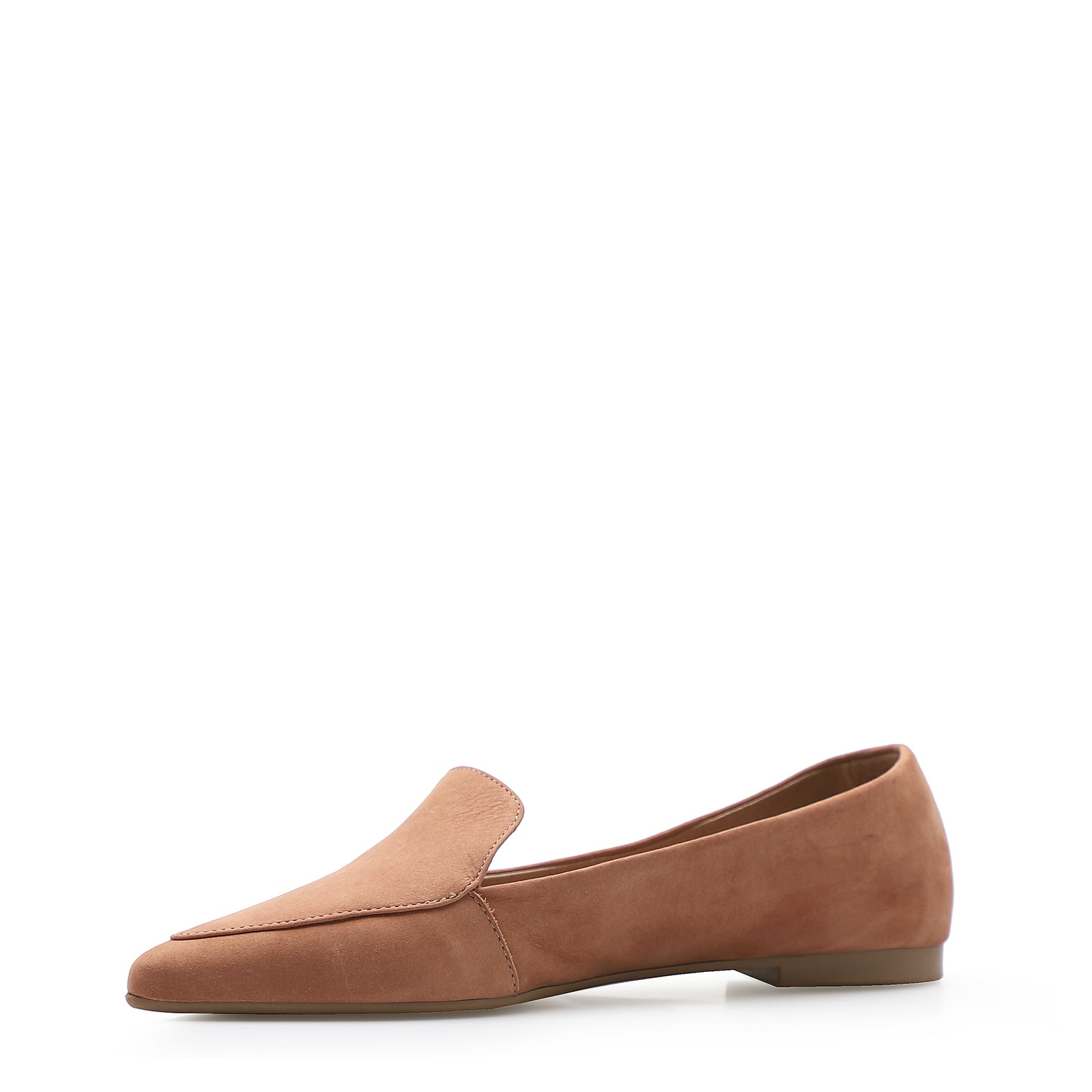 Sapatilha Slipper Couro Nobuck Pêssego