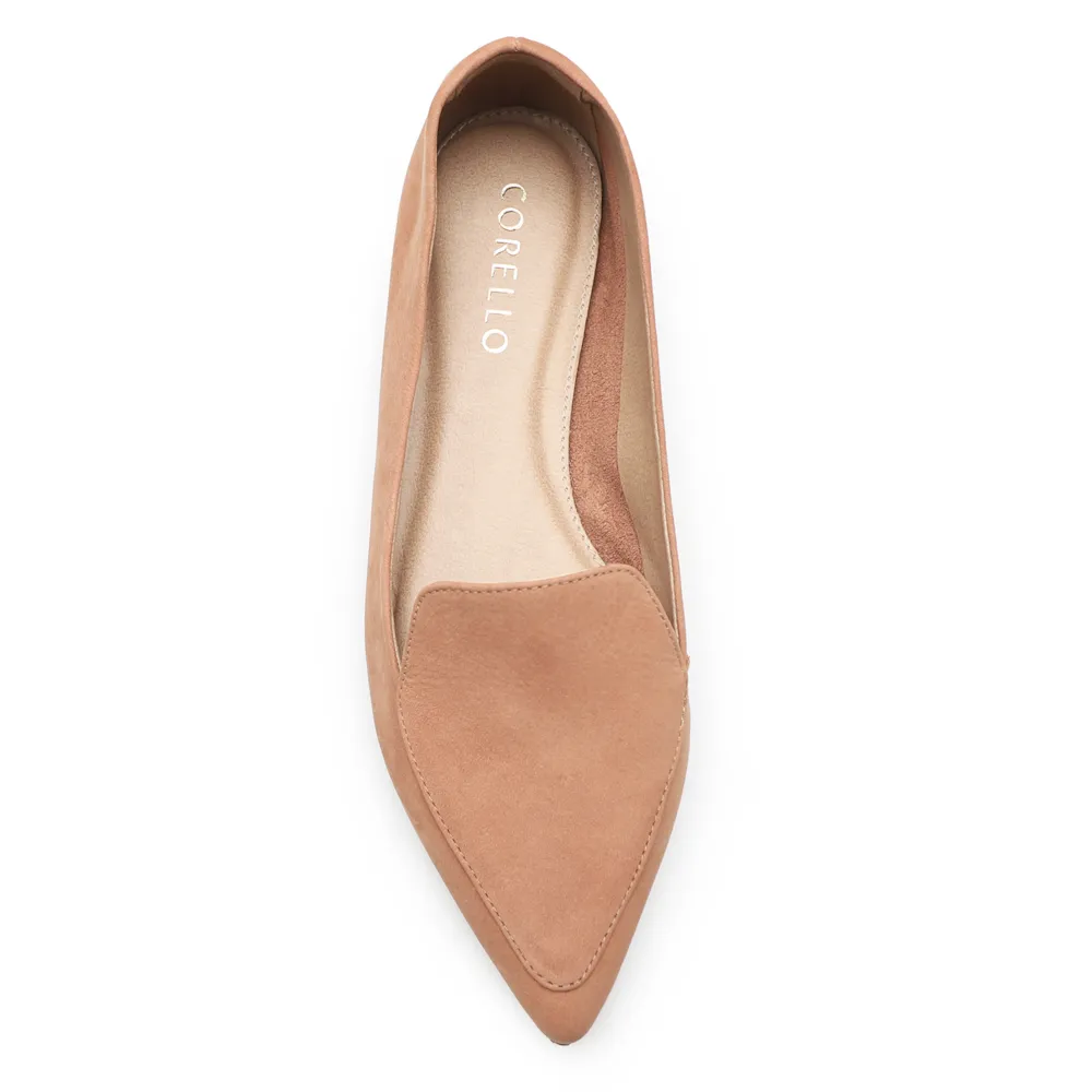 Sapatilha Slipper Couro Nobuck Pêssego - imagem 6
