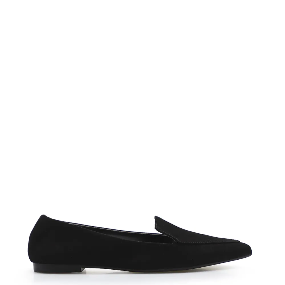 Sapatilha Slipper Couro Nobuck Preto - imagem 3