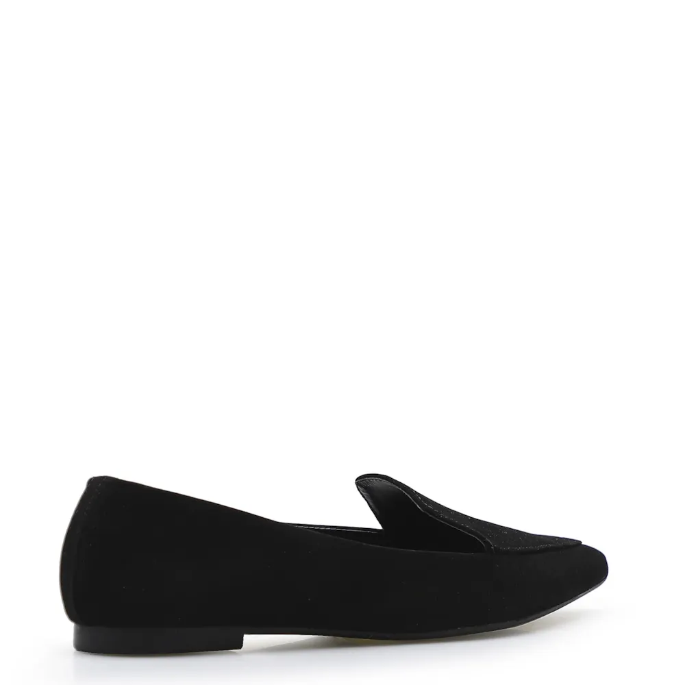 Sapatilha Slipper Couro Nobuck Preto - imagem 4