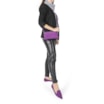 Sapatilha Slipper Couro Nobuck Roxo - imagem 2