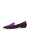 Sapatilha Slipper Couro Nobuck Roxo - imagem 5