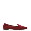 Sapatilha Slipper Couro Nobuck Vermelho - imagem 3
