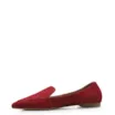 Sapatilha Slipper Couro Nobuck Vermelho - imagem 5