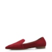Sapatilha Slipper Couro Nobuck Vermelho - imagem 5