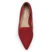 Sapatilha Slipper Couro Nobuck Vermelho - imagem 6