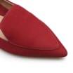 Sapatilha Slipper Couro Nobuck Vermelho - imagem 7