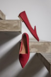 Sapatilha Slipper Couro Nobuck Vermelho - imagem 8