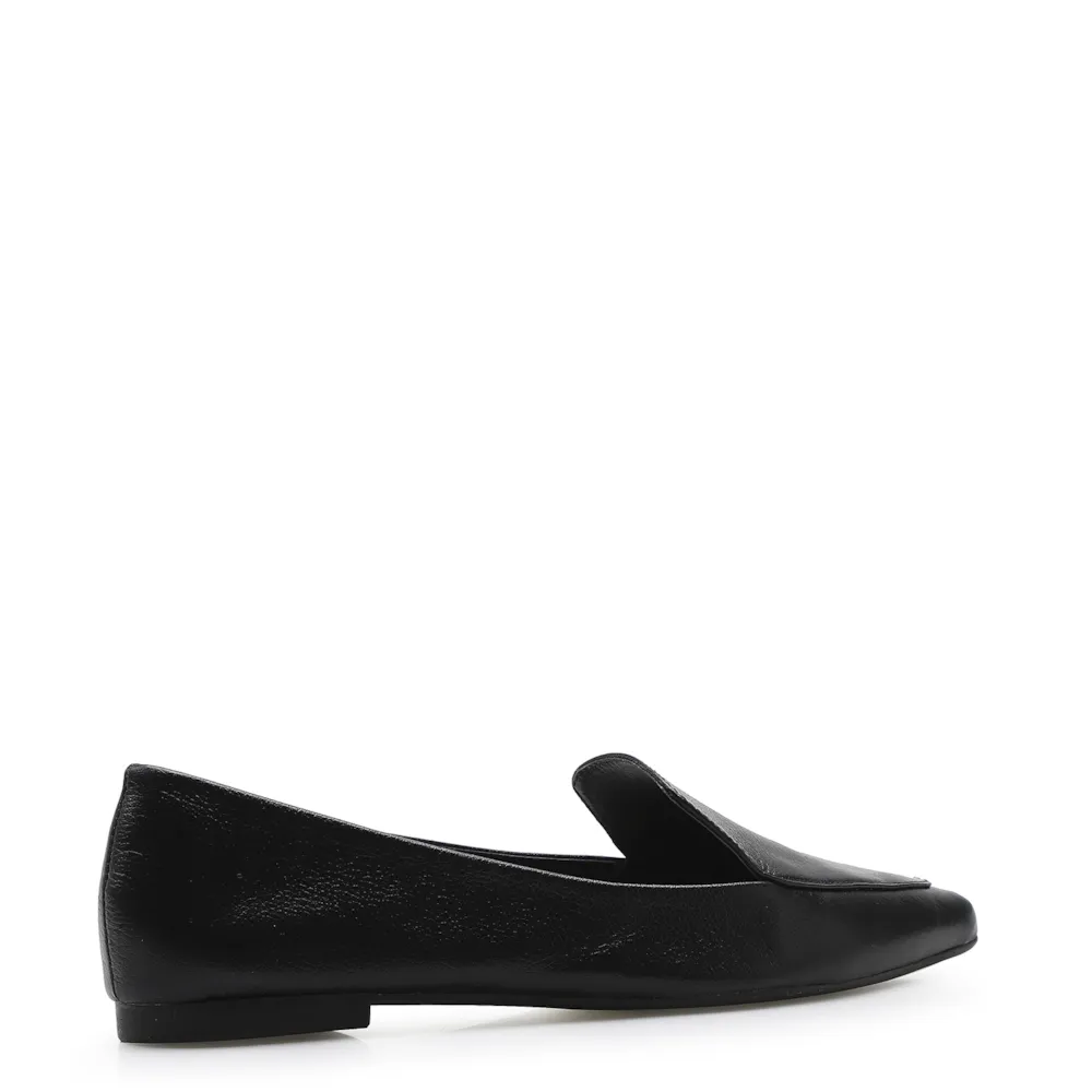 Sapatilha Slipper Couro Preto - imagem 3