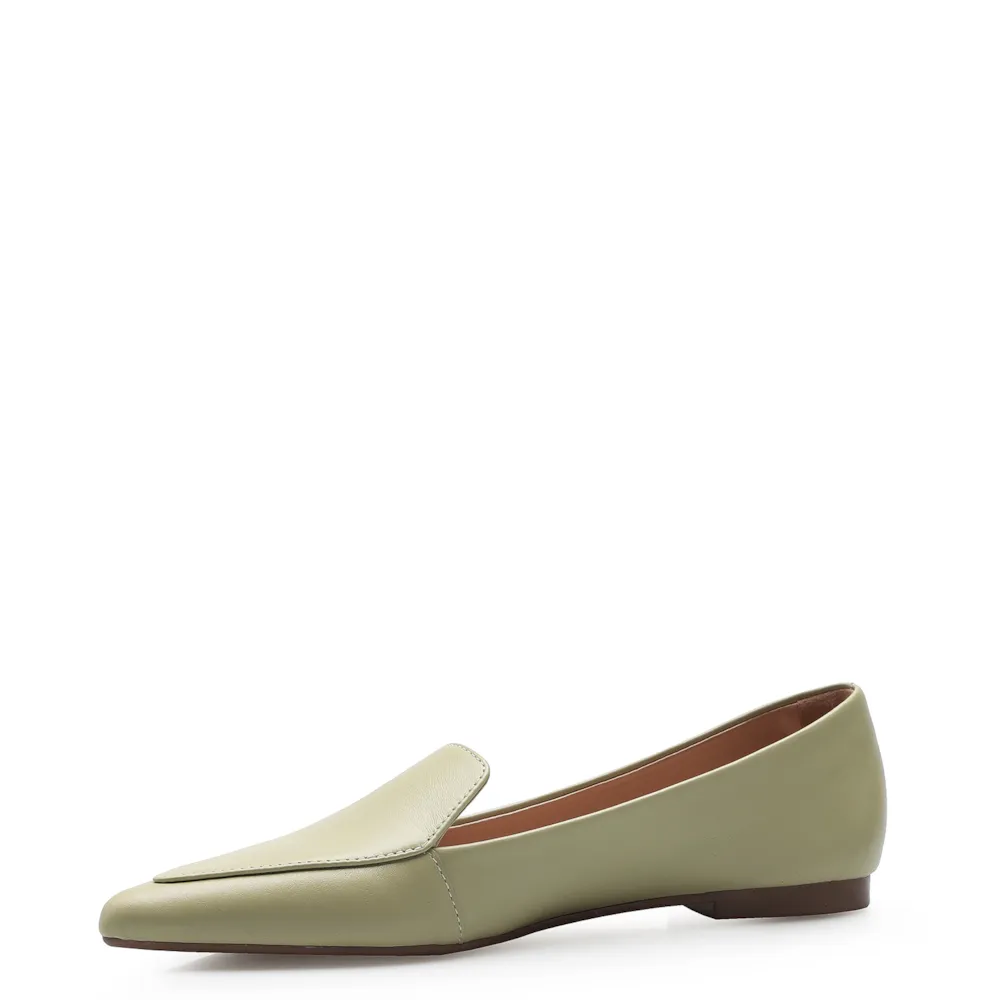 Sapatilha Slipper Couro Verde - imagem 4