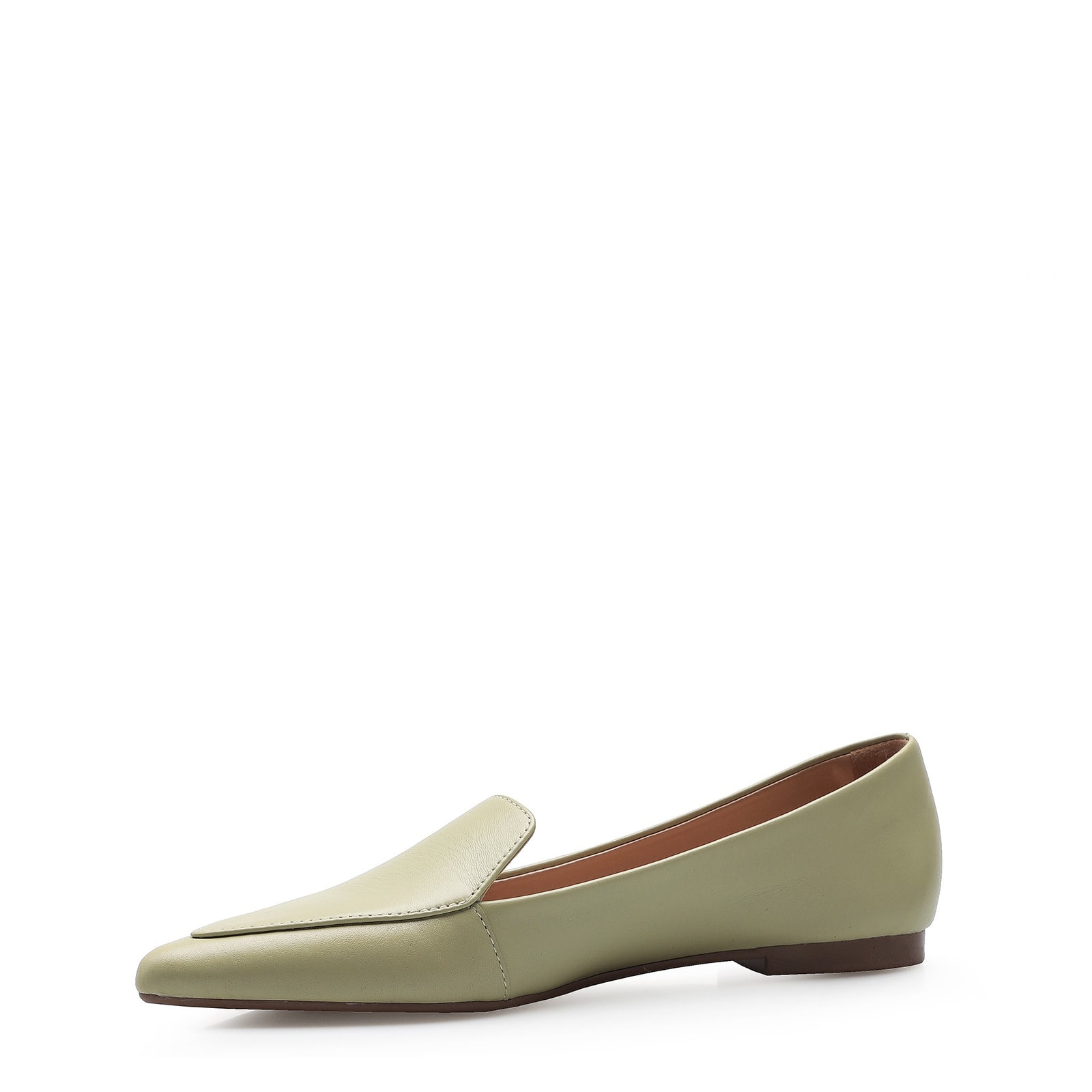 Sapatilha Slipper Couro Verde