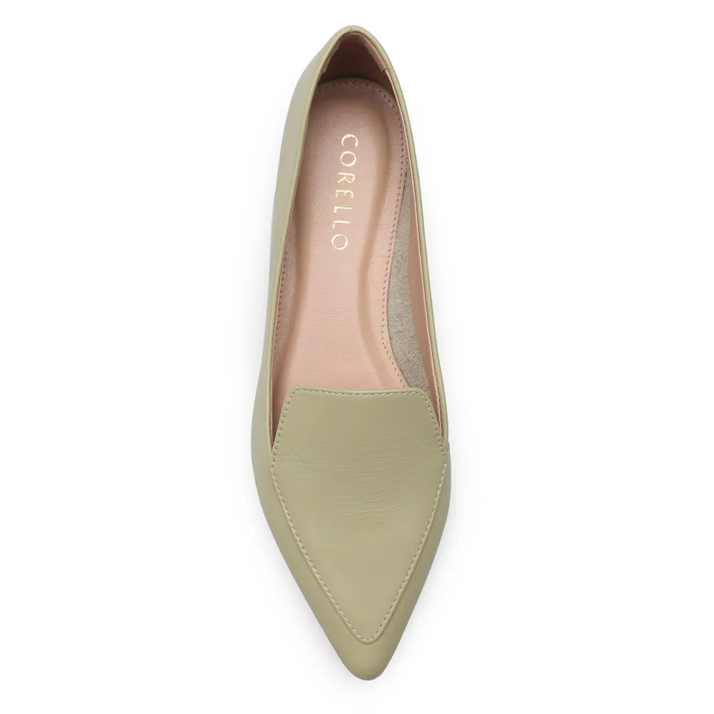 Sapatilha Slipper Couro Verde - imagem 5