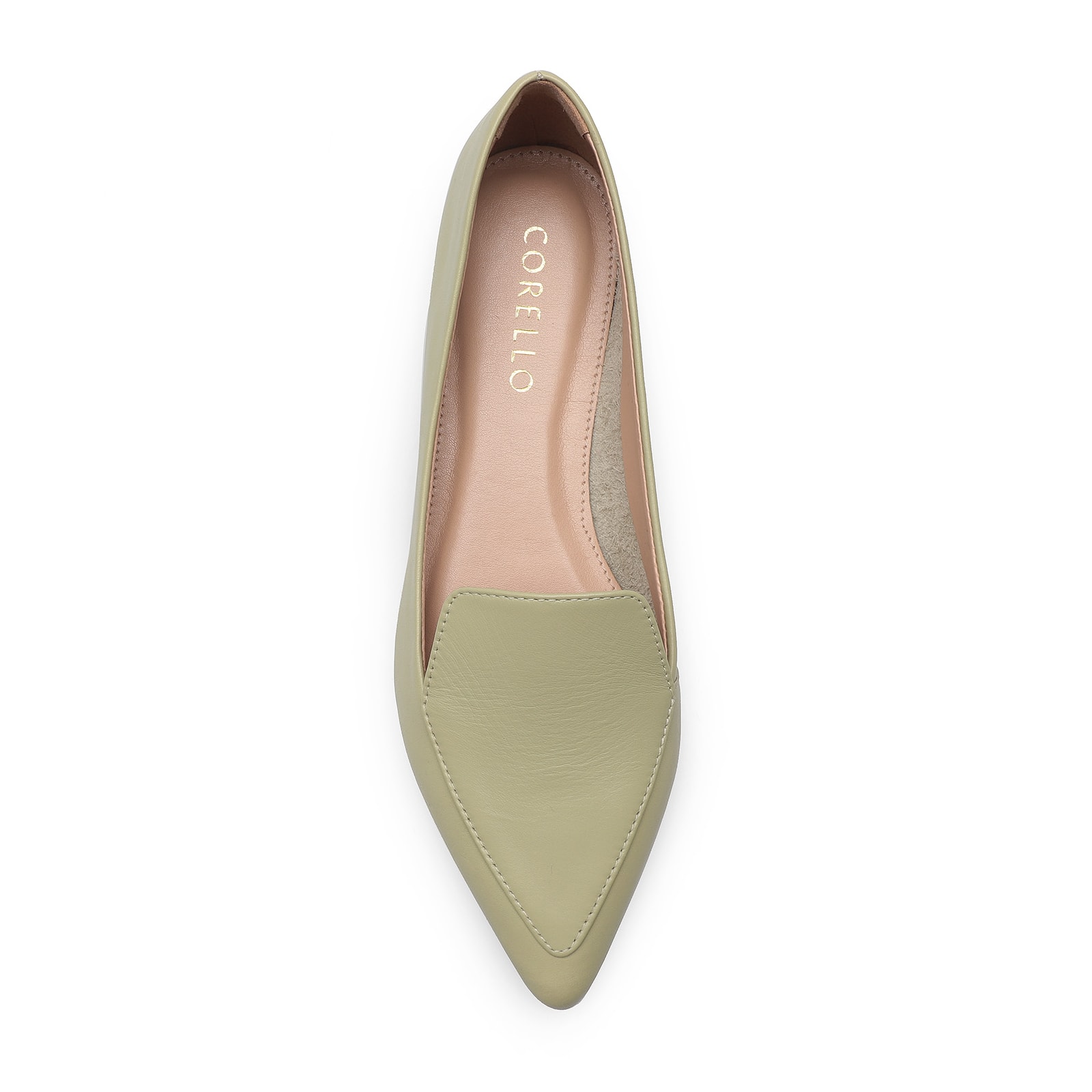 Sapatilha Slipper Couro Verde