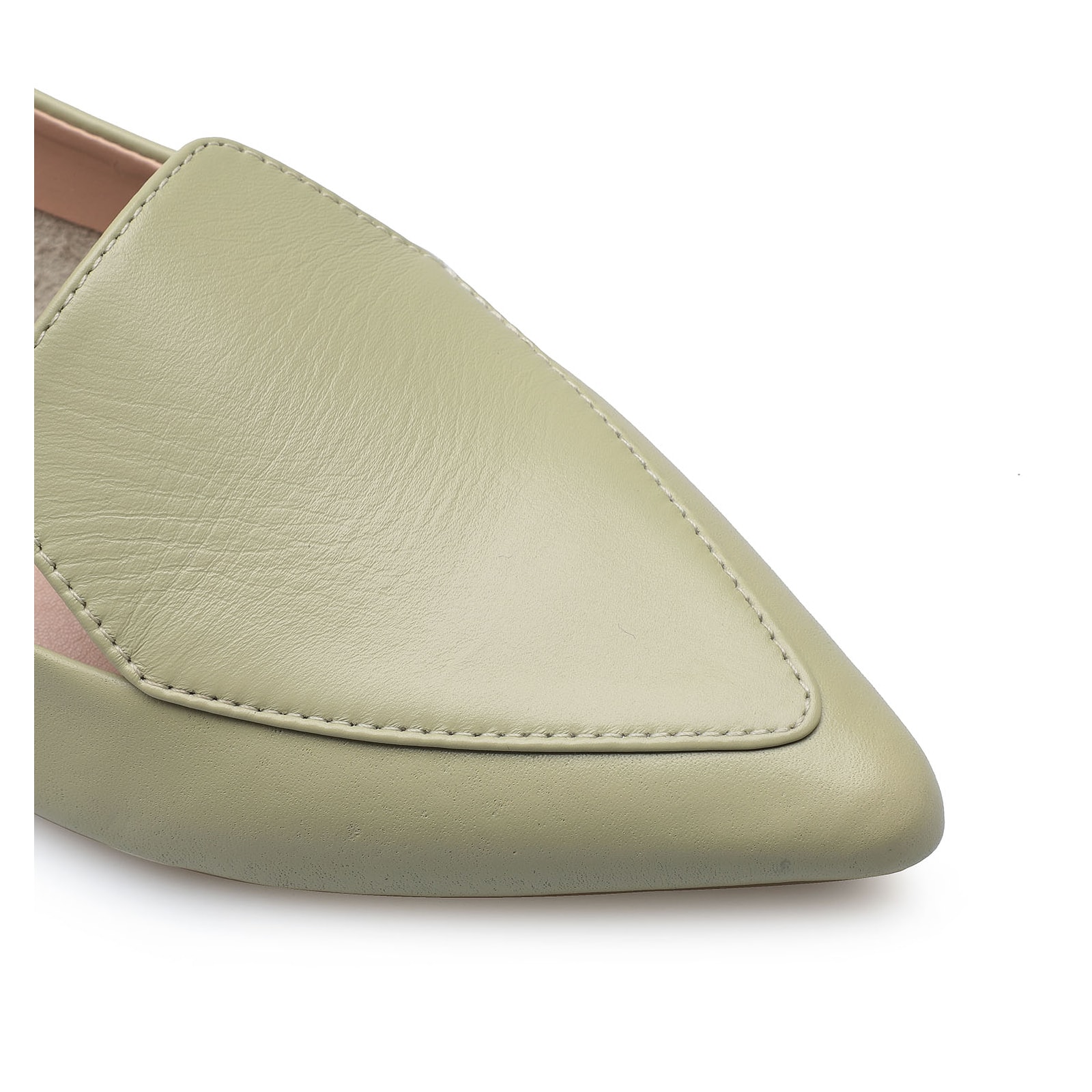 Sapatilha Slipper Couro Verde