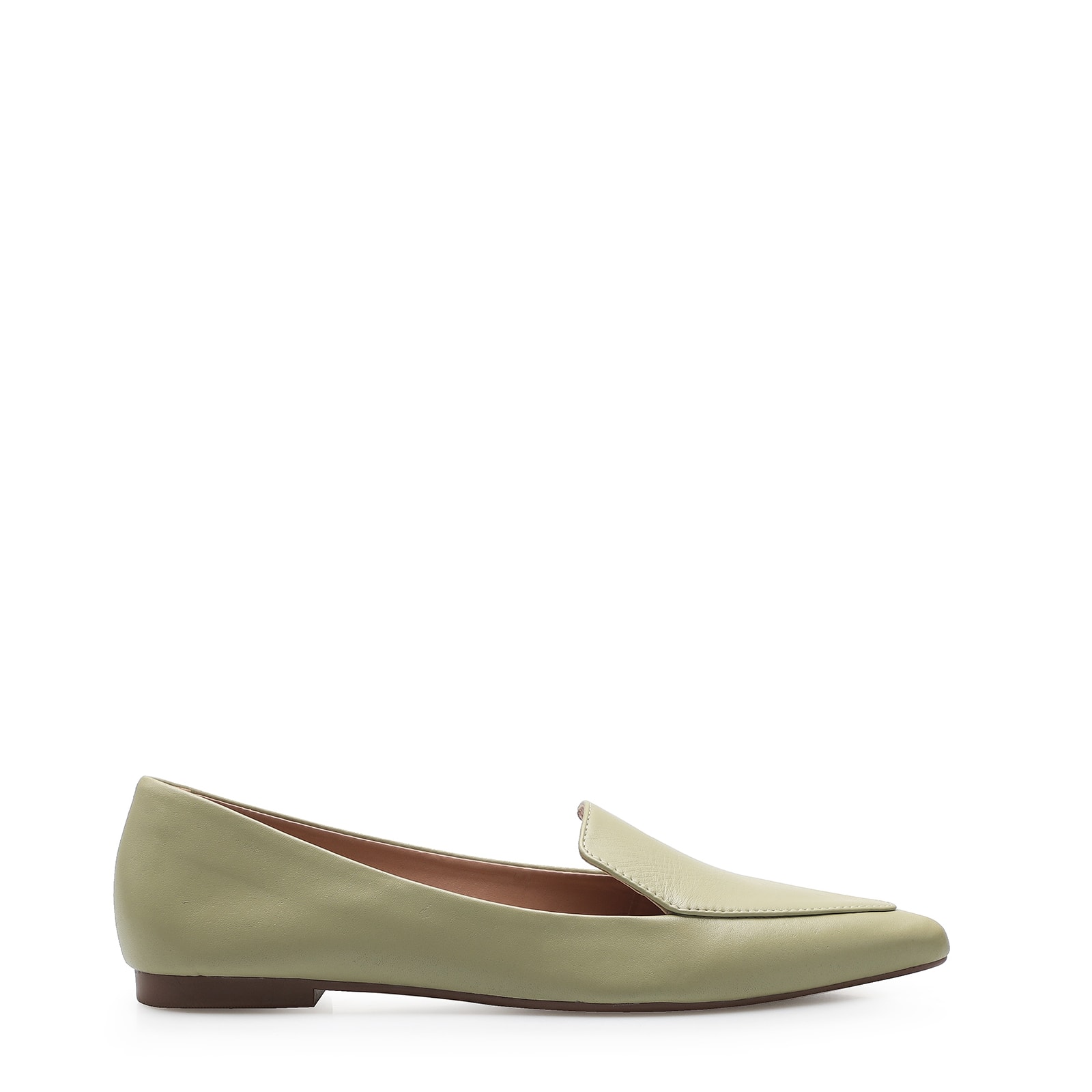 Sapatilha Slipper Couro Verde
