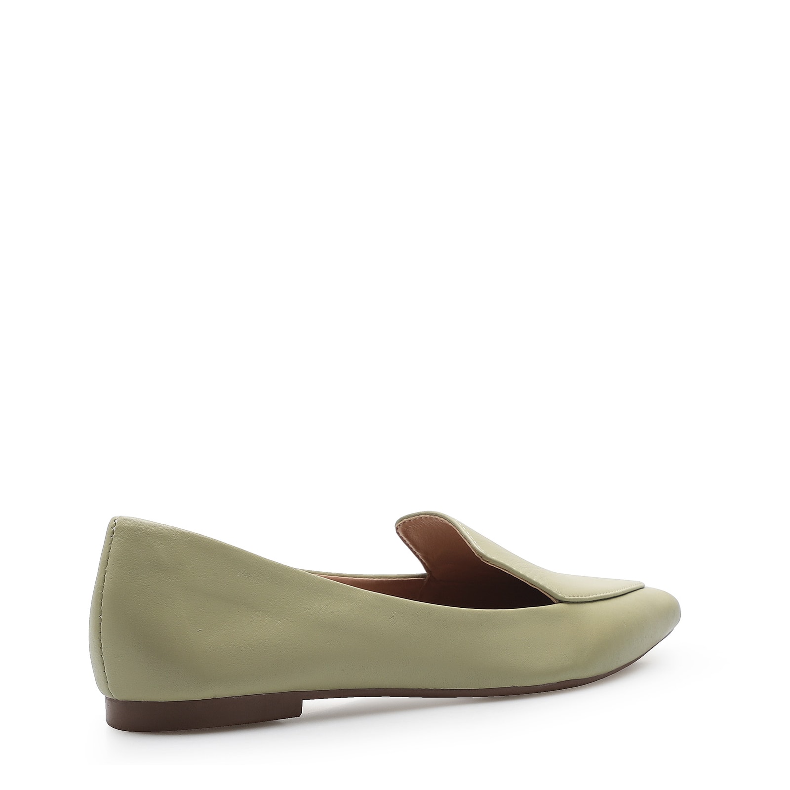 Sapatilha Slipper Couro Verde