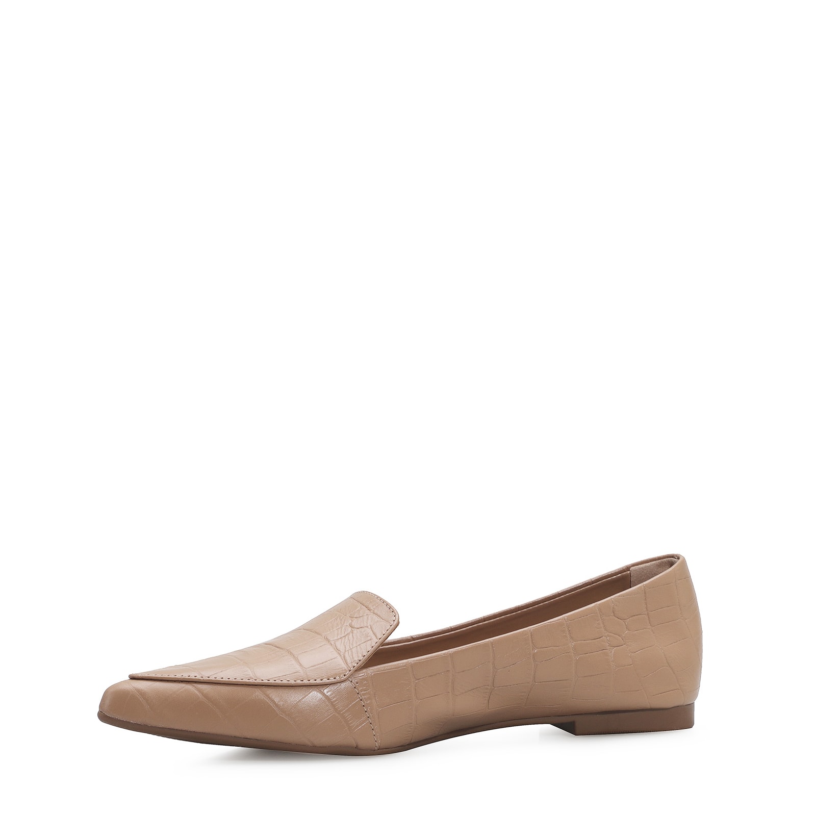 Sapatilha Slipper Croco Bege