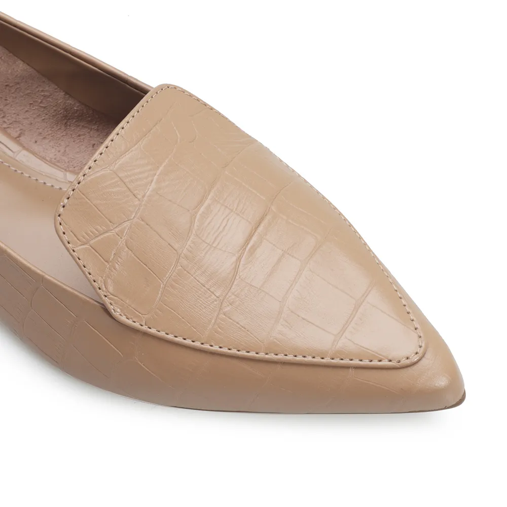 Sapatilha Slipper Croco Bege - imagem 6