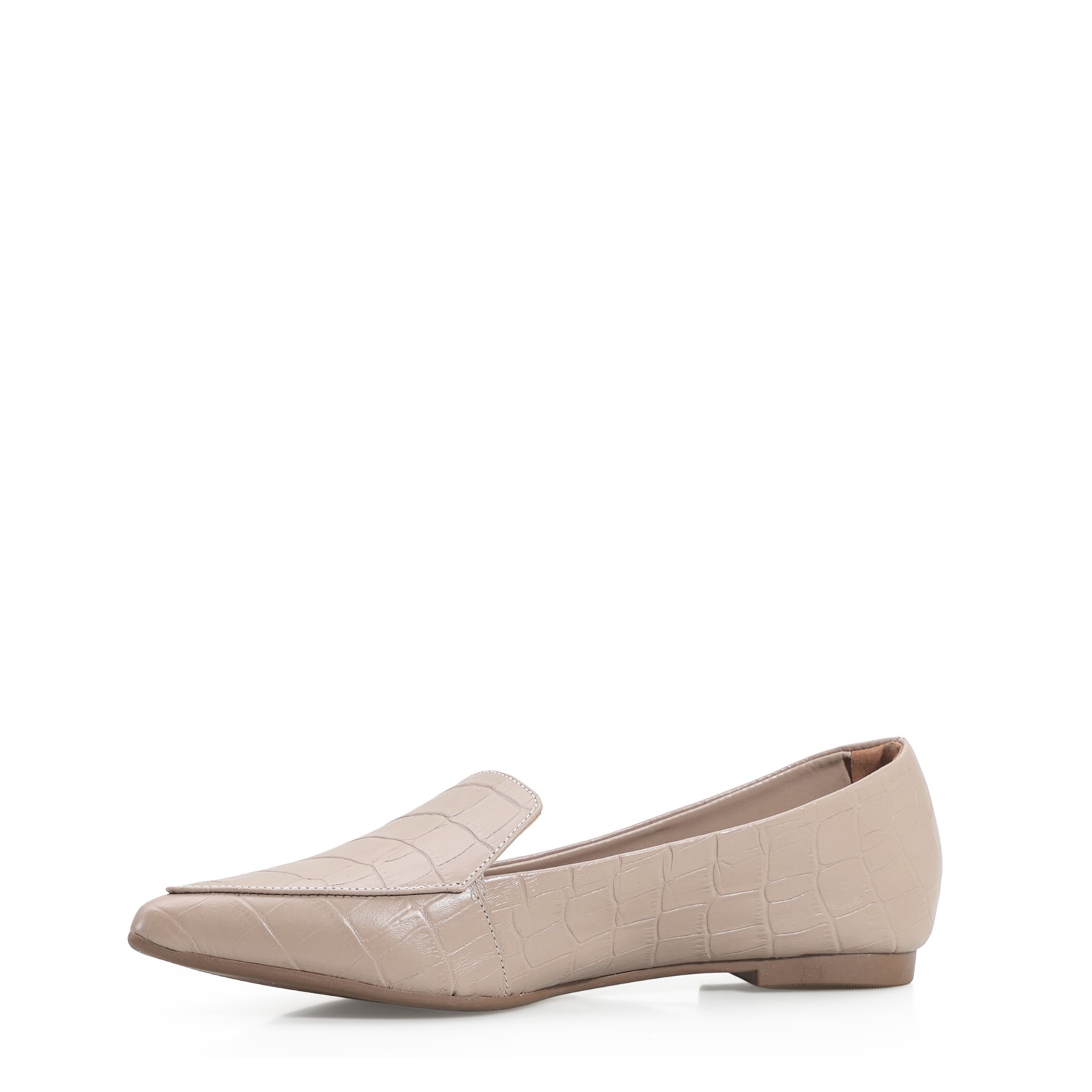 Sapatilha Slipper Croco Bege