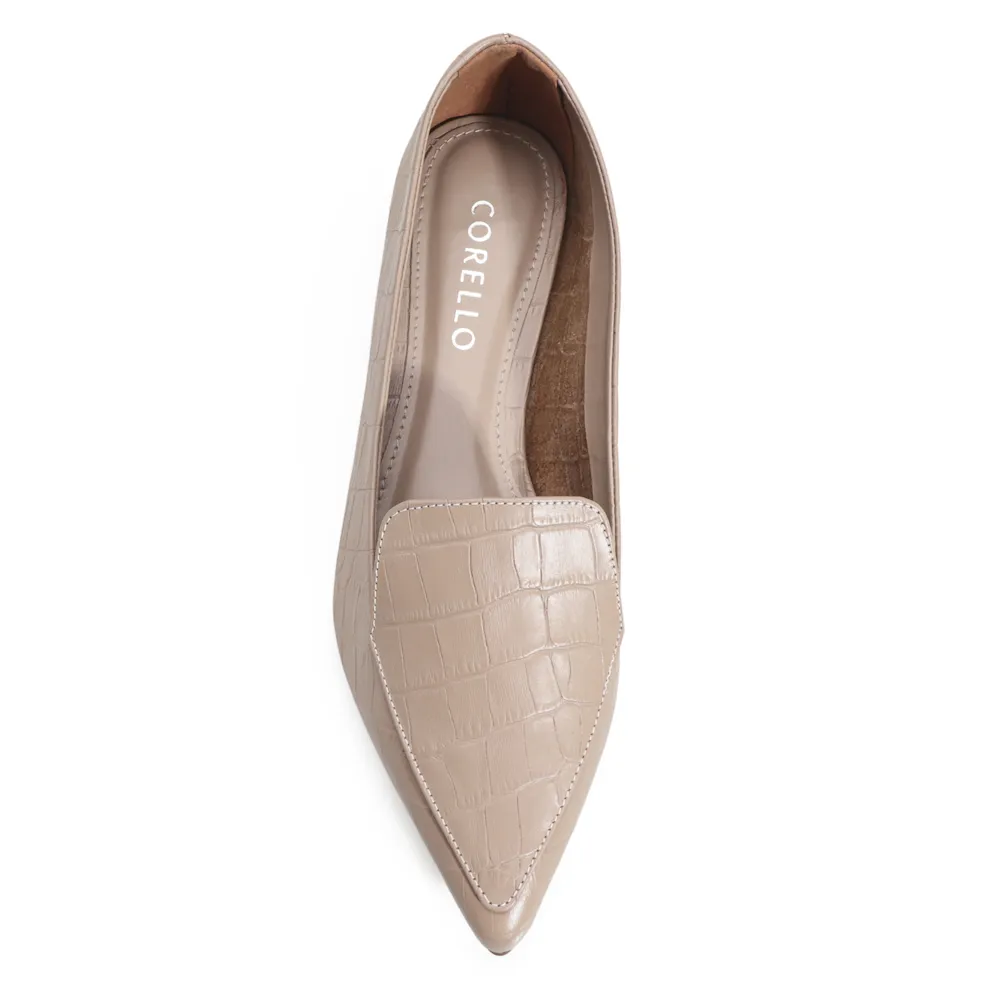 Sapatilha Slipper Croco Bege - imagem 5