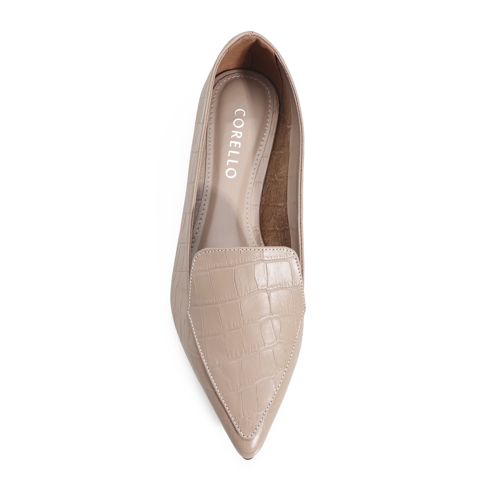 Sapatilha Slipper Croco Bege