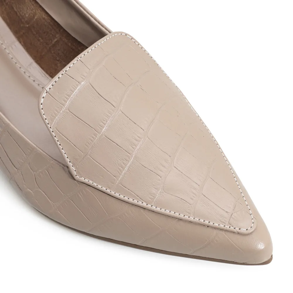 Sapatilha Slipper Croco Bege - imagem 6