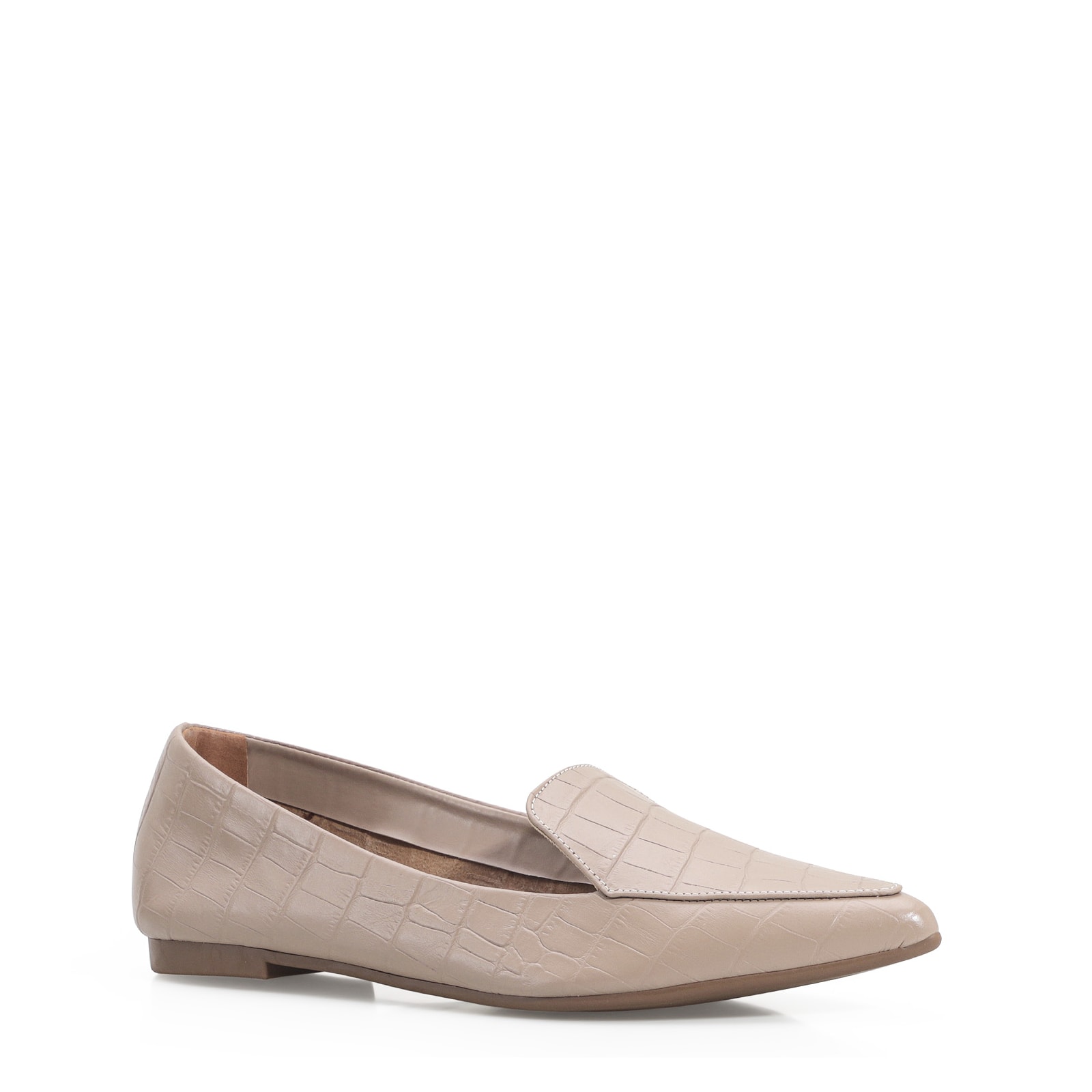 Sapatilha Slipper Croco Bege