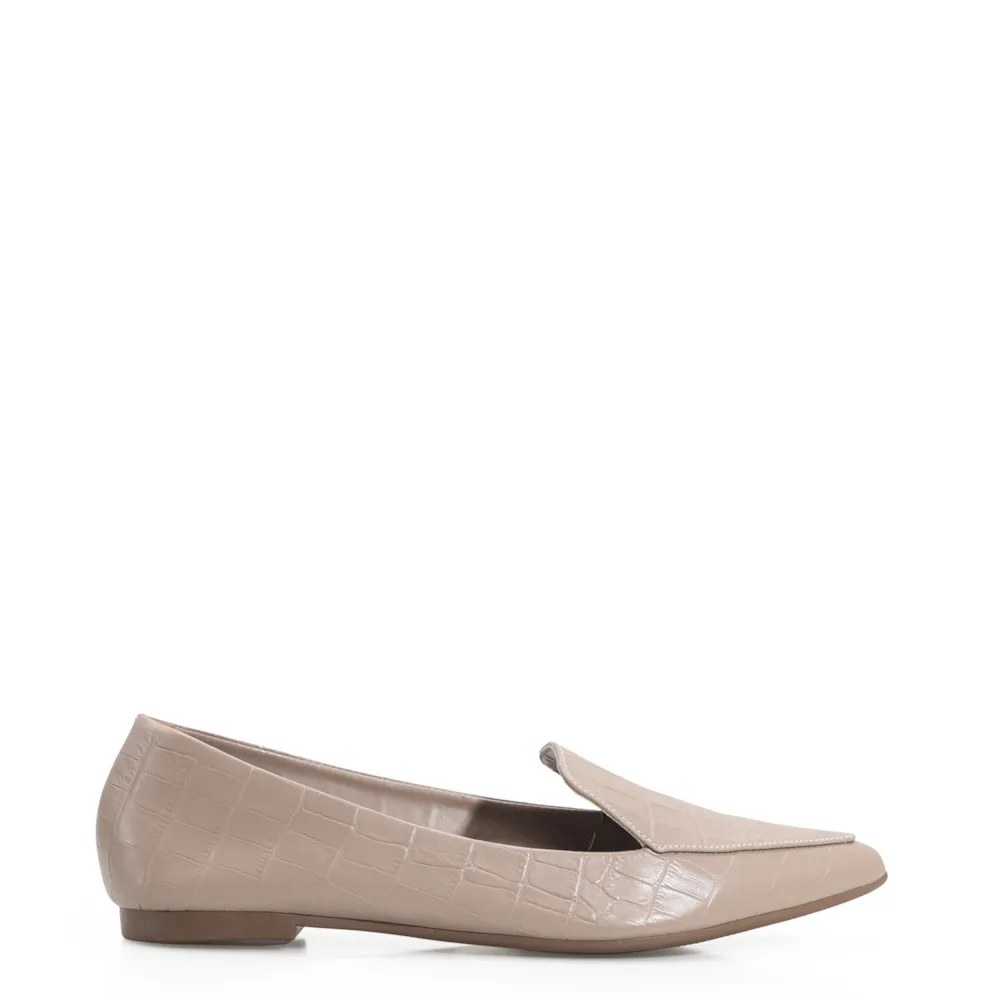 Sapatilha Slipper Croco Bege - imagem 2