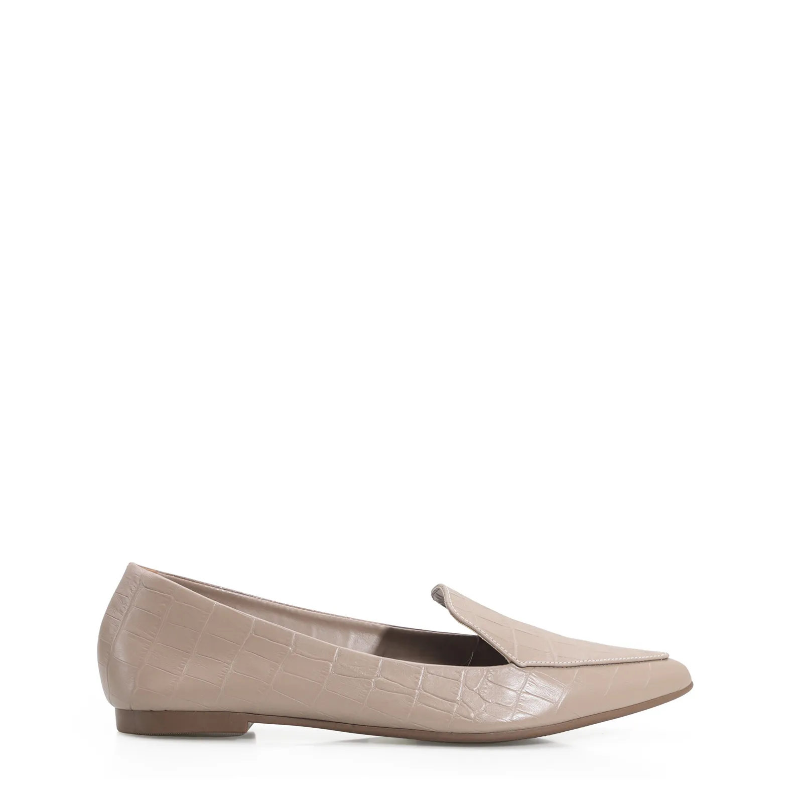 Sapatilha Slipper Croco Bege