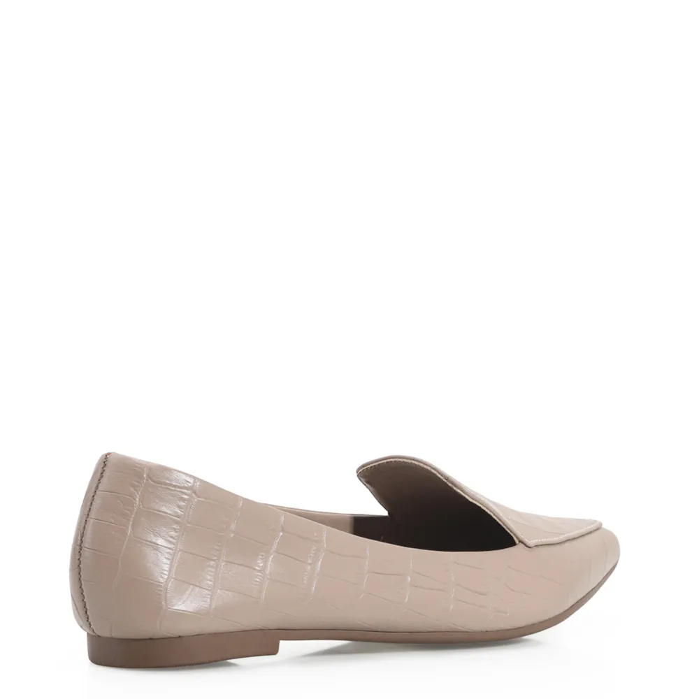 Sapatilha Slipper Croco Bege - imagem 3