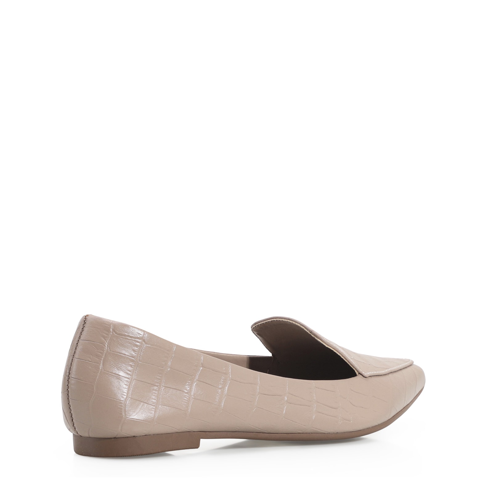 Sapatilha Slipper Croco Bege
