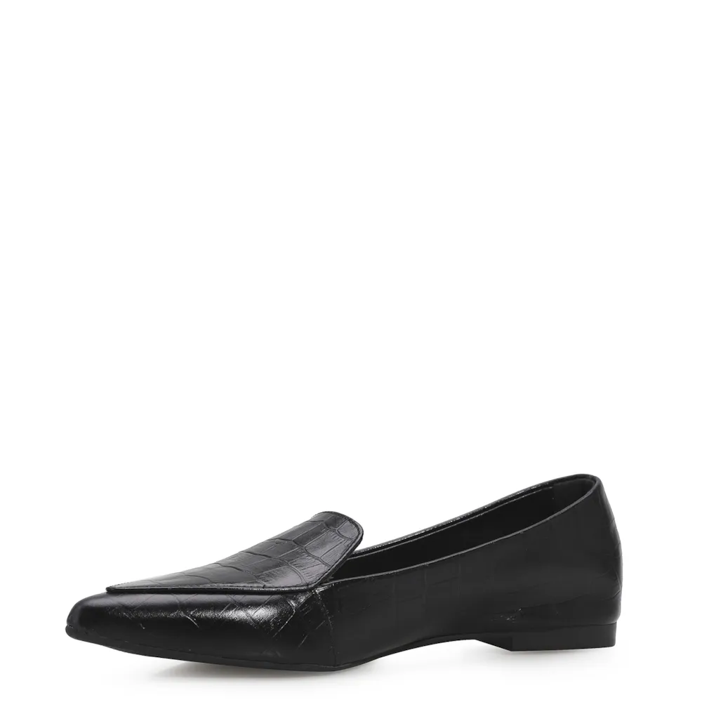 Sapatilha Slipper Croco Preto - imagem 4