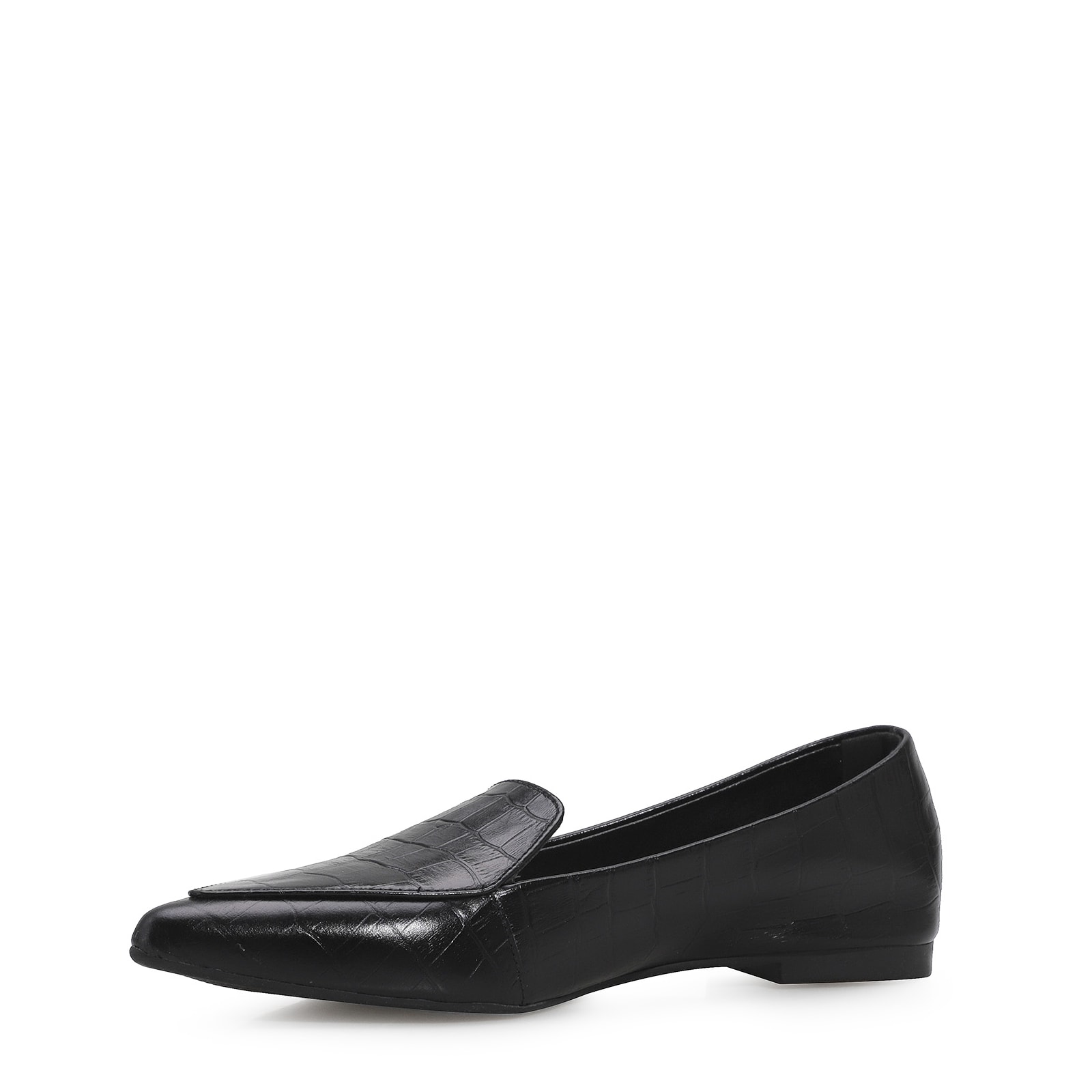 Sapatilha Slipper Croco Preto