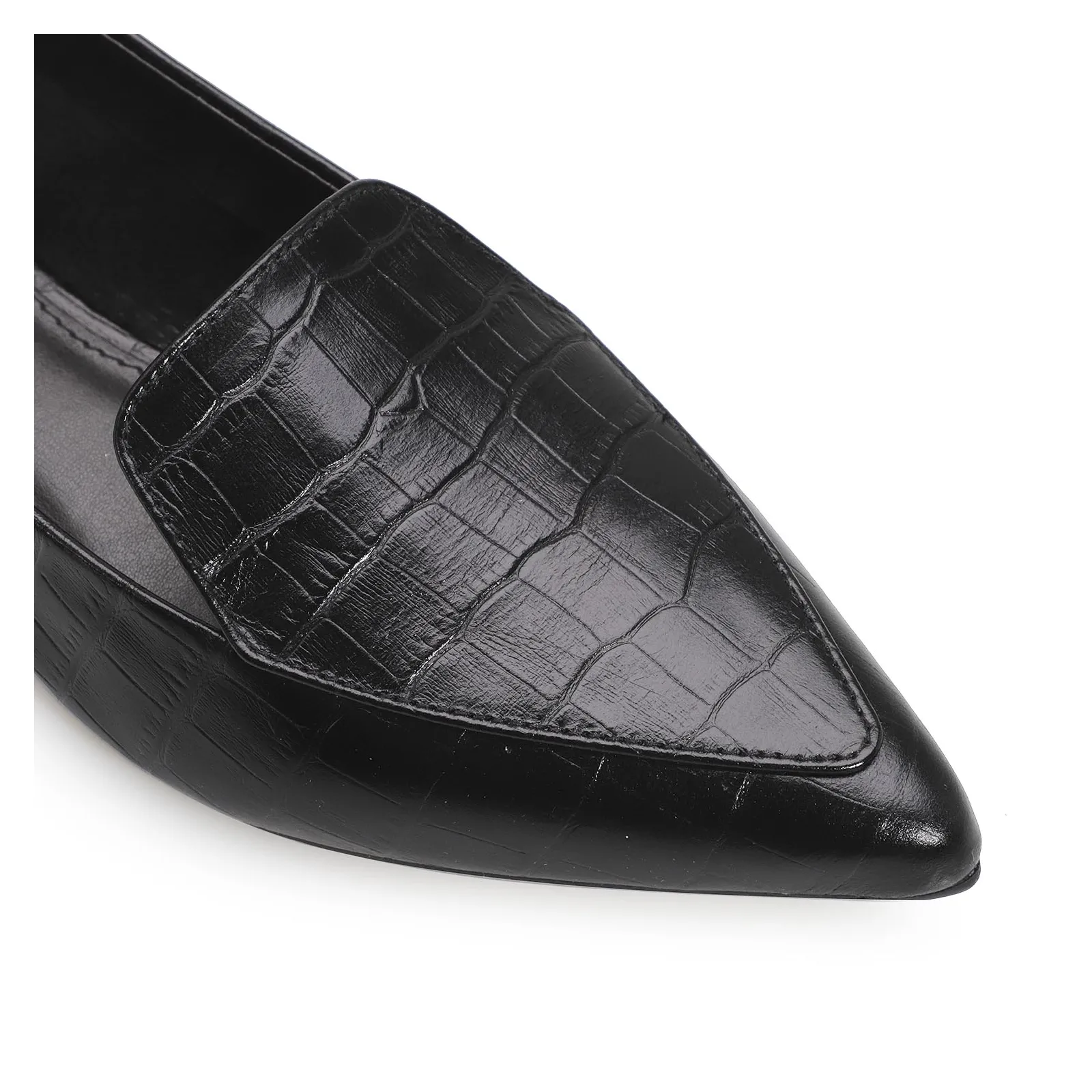 Sapatilha Slipper Croco Preto
