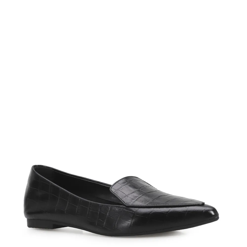 Sapatilha Slipper Croco Preto