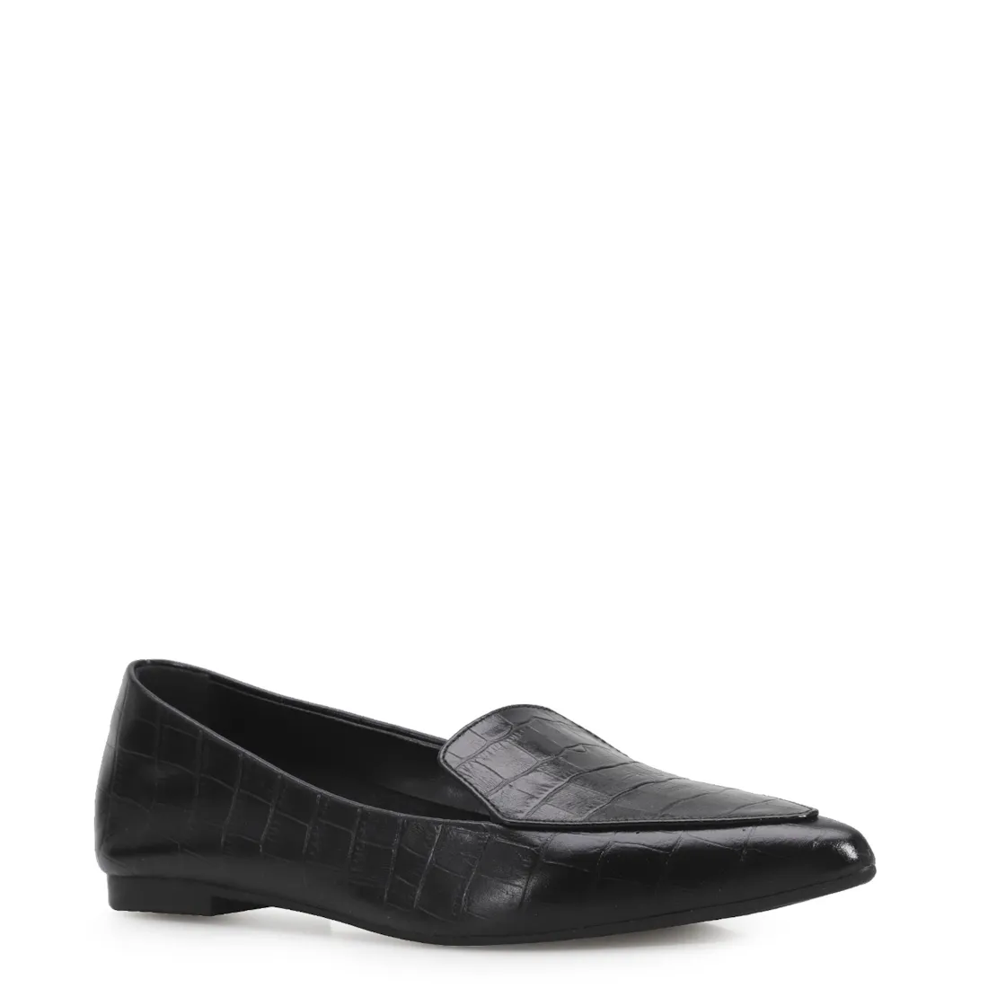 Sapatilha Slipper Croco Preto